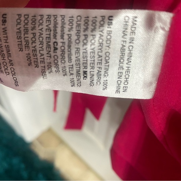 Chico's Vibrant Hot Pink Trench Coat with Tie Belt - Picture 8 of 11